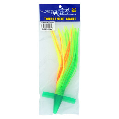 Soft Tail Bird - Condition:New / Dredge Fishing / Fish Razor. Our Soft Tail Bird fishing lure is extremely versatile — use it as a traditional lure or as a teaser bait on daisy chains and spreader bars.