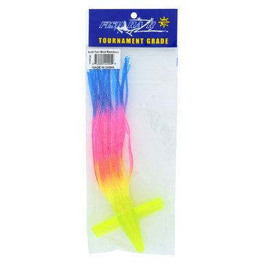 Soft Tail Bird - Condition:New / Dredge Fishing / Fish Razor. Our Soft Tail Bird fishing lure is extremely versatile — use it as a traditional lure or as a teaser bait on daisy chains and spreader bars.