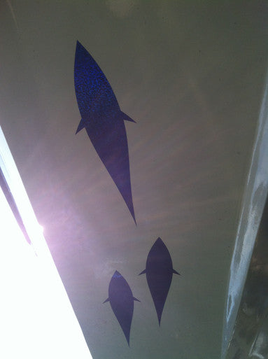 Fish Razr Under Boat Blue Bonita 6 Sheets - Condition:New / Dredge Fishing / Fish Razor. 6 Sheets of Silver Bonita.