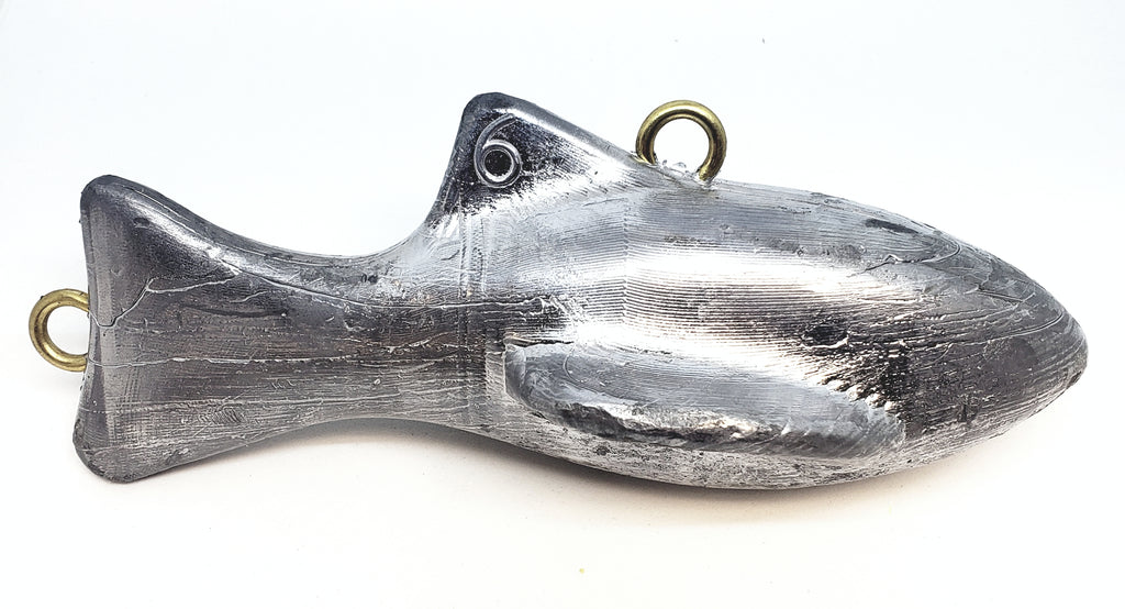 Dredge Fish Weight - Condition:New / Dredge Fishing / Fish Razor. A fish-shaped dredge weight is ideal for pulling a dredge or downrigger.