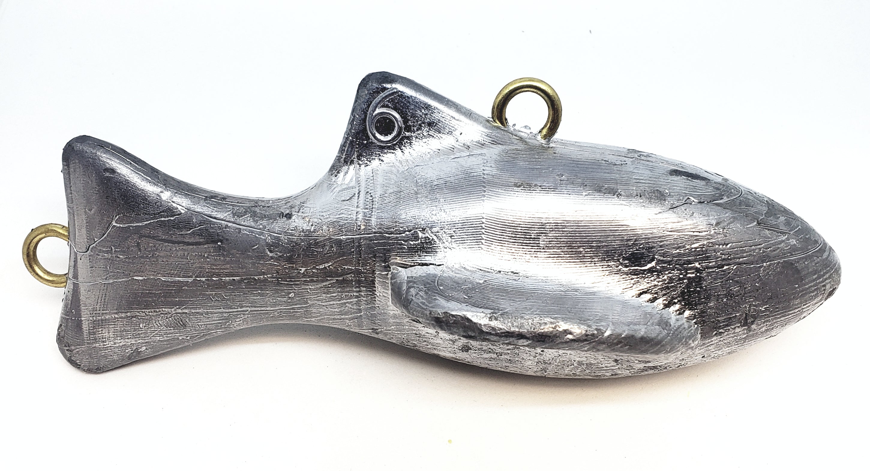 Dredge Fish Weight - Condition:New / Dredge Fishing / Fish Razor. A fish-shaped dredge weight is ideal for pulling a dredge or downrigger.