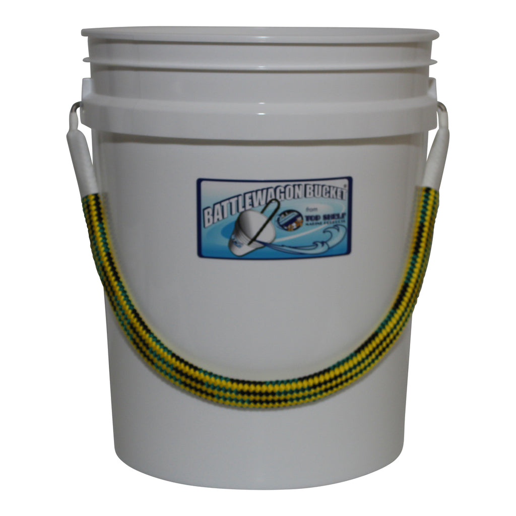 Battlewagon Bucket 5 Gallon  (Customize Yourself) - Condition:New / Featured. Create Your Own Battlewagon Bucket If you’ve ever spent time on a serious Sportfisherman or a “Battl...