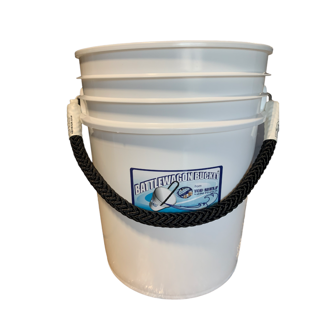 Battlewagon Bucket 5 Gallon  (Customize Yourself) - Condition:New / Featured. Create Your Own Battlewagon Bucket If you’ve ever spent time on a serious Sportfisherman or a “Battl...
