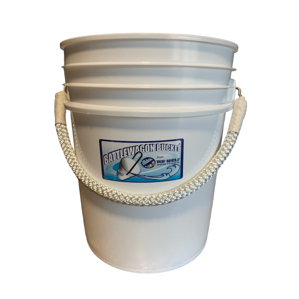 Battlewagon Bucket 5 Gallon  (Customize Yourself) - Condition:New / Featured. Create Your Own Battlewagon Bucket If you’ve ever spent time on a serious Sportfisherman or a “Battl...