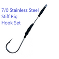 Trolling SS Single Hookset - Condition:New. All these SS Trolling Single Hooksets utilize tournament quality stainless 49 Strand 7x7 cable with a stainless trolling hook.