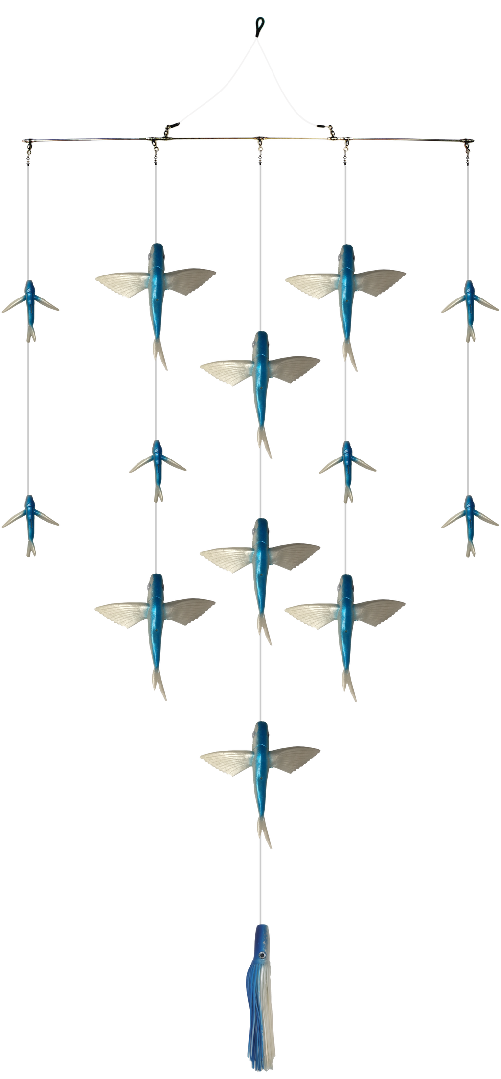 Flying Fish Spreader Bar Kit - Condition:New / Dredge Fishing / Fish Razor. Flying fish on the surface is usually where the fish are.