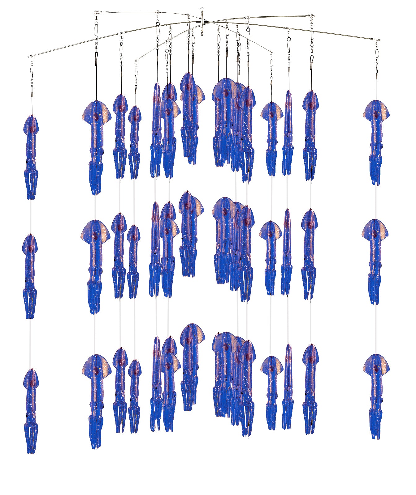 38" Dredge with 39 (9") Squid - Condition:New / fathom / marlin dredge. One of the most productive dredges on the market.