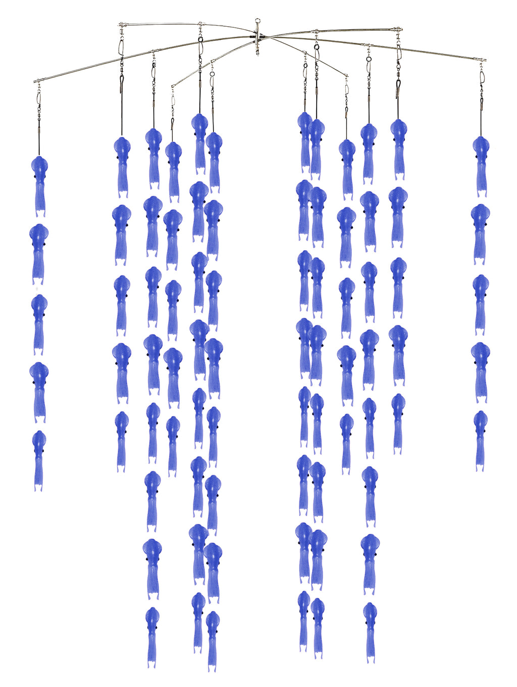 Compact Phat Dredge with 80 Phat Squid - Condition:New / fathom / marlin dredge. When you want a lot of baits in a small package, this is your choice.