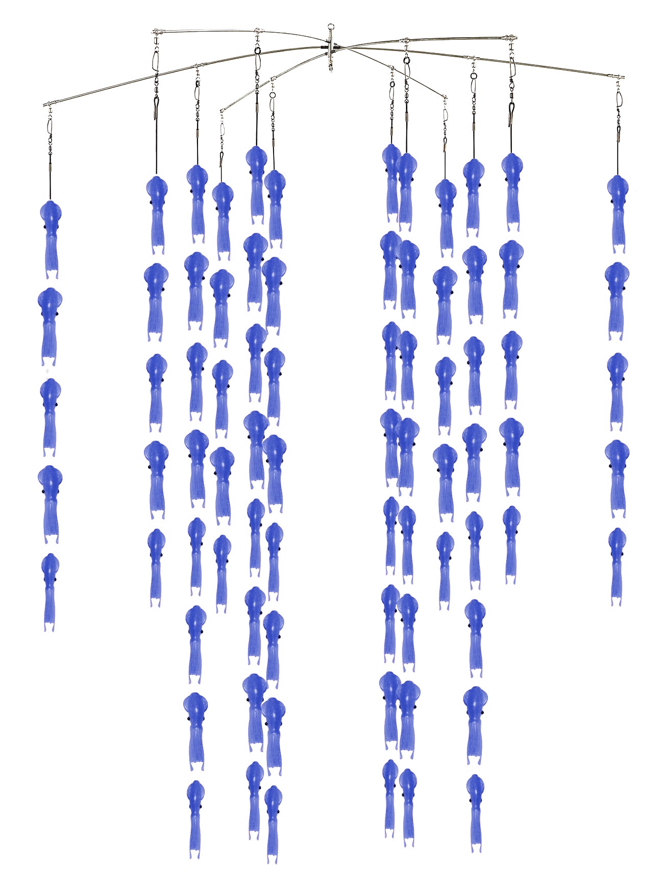 Compact Phat Dredge with 80 Phat Squid - Condition:New / fathom / marlin dredge. When you want a lot of baits in a small package, this is your choice.