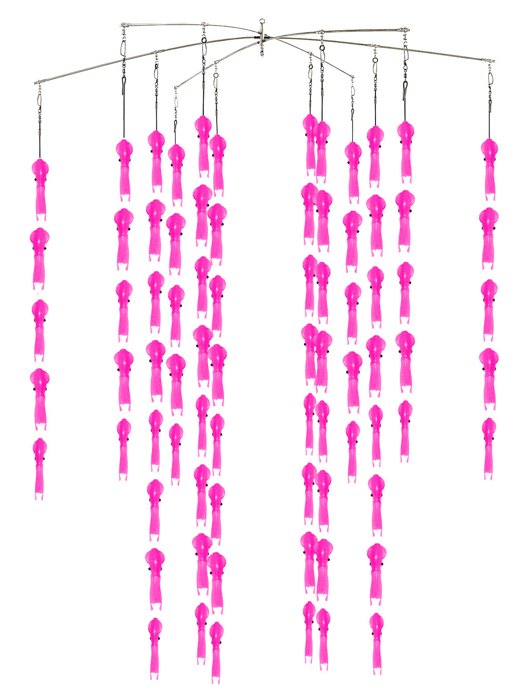 Compact Phat Dredge with 80 Phat Squid - Condition:New / fathom / marlin dredge. When you want a lot of baits in a small package, this is your choice.