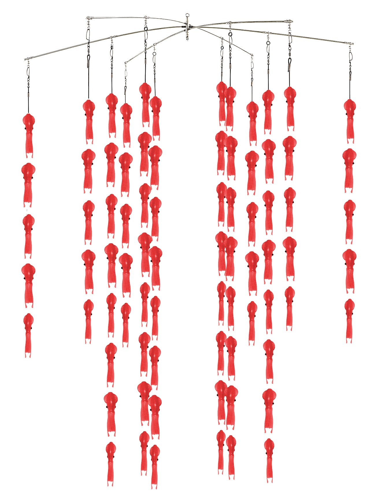 Compact Phat Dredge with 80 Phat Squid - Condition:New / fathom / marlin dredge. When you want a lot of baits in a small package, this is your choice.