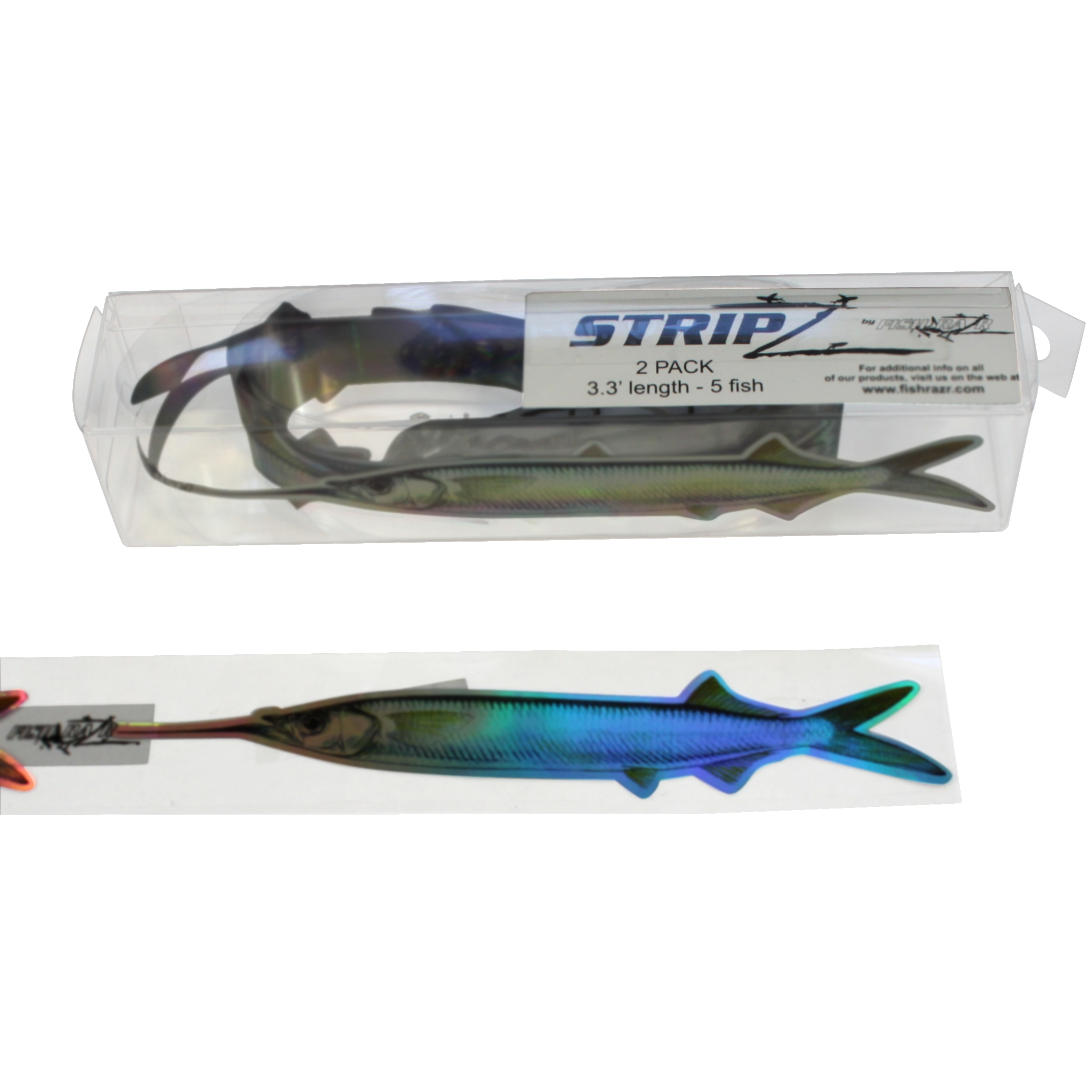 StripZ Replacement Packs Bait fish and Ballyhoo mylar strips – Fish Razr