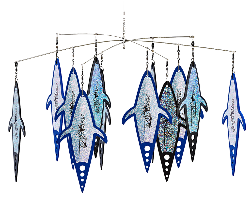 InciterZ Dredge Kits - Condition:New / Dredge Fishing / Fish Razor. The InciterZ dredge consists of a 32", 6 arm light wire dredge bar with 12 InciterZ hanging from each loop.