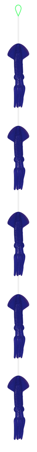 Daisy Chains- 5 Squid - Condition:New / Daisy chain / dolphin teaser. The 5 squid daisy chain is the most used teaser in blue water fishing.