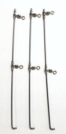 Take Down 3 arm Xtra Pack - Condition:New / Dredge Fishing / Fish Razor. A 3 pack of extra arms of the take down dredge.