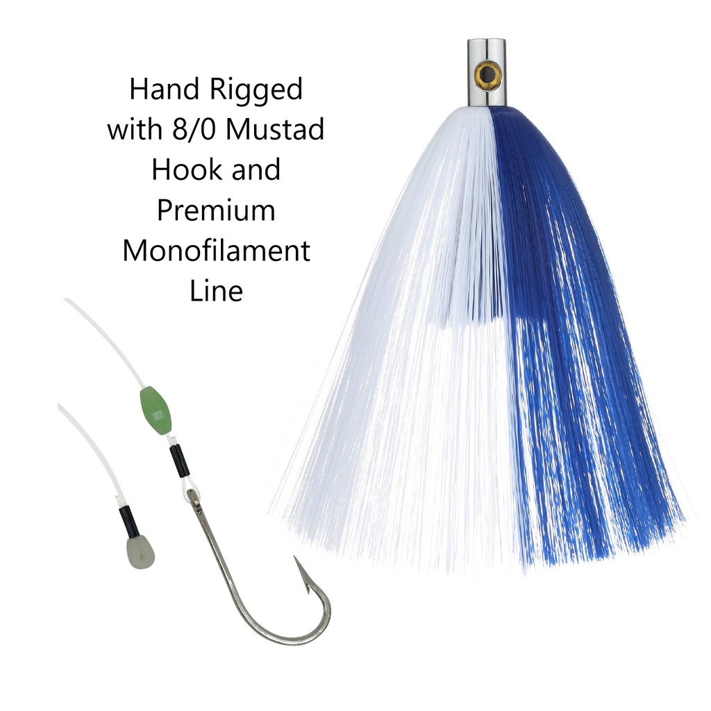 Chrome Catcher Flat Head 6.5" - Condition:New / dolphin / dorado fishing. A smaller version of our chrome catcher Hawaiian Eye lures.