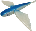 Flying Fish - Condition:New / Dredge Fishing / Fish Razor. One piece, soft plastic flying fish that can be used as a trolling lure, kite bait or as a teaser bait.