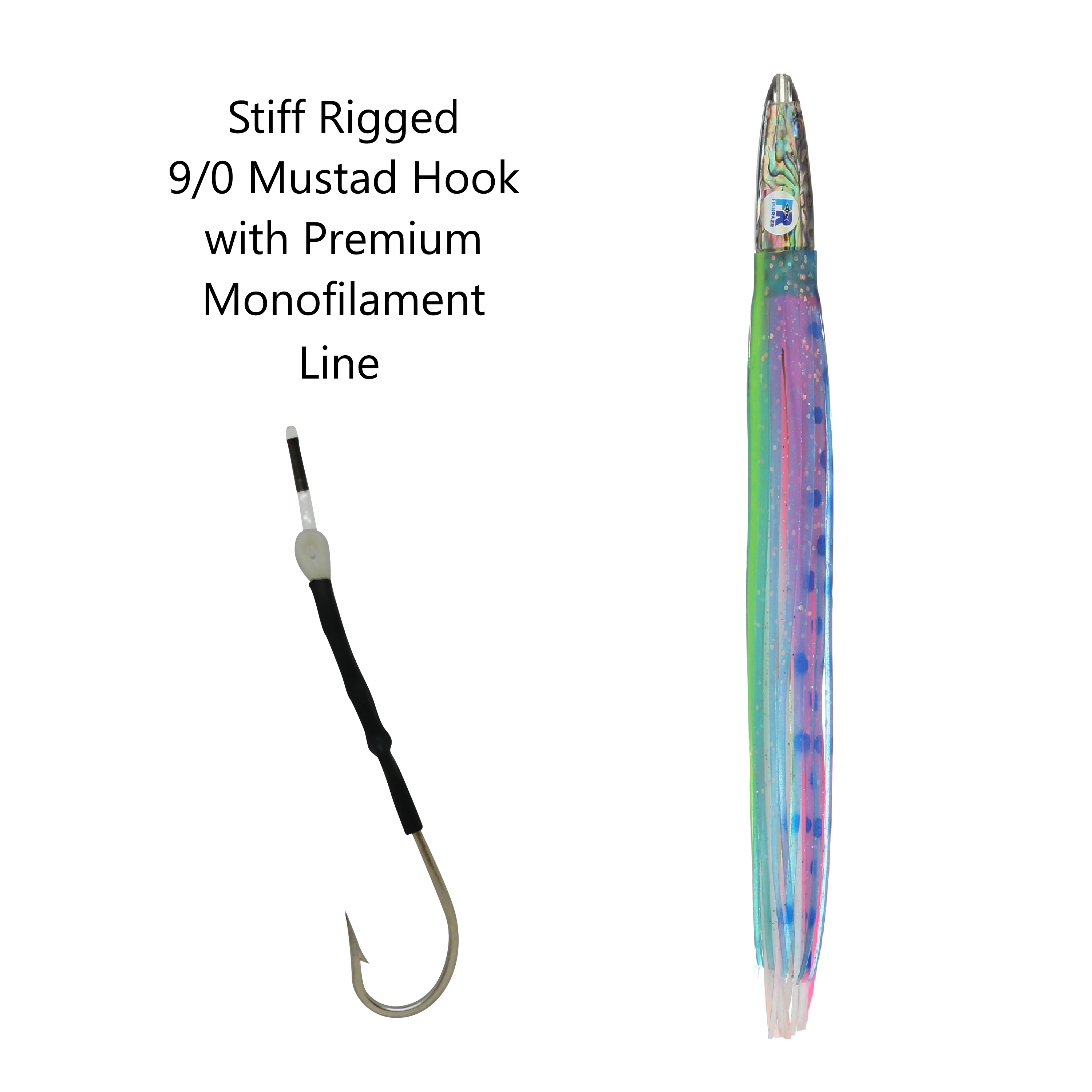 Bali Bullet 7" - Condition:New / dolphin / dorado fishing. Bullet resin head.