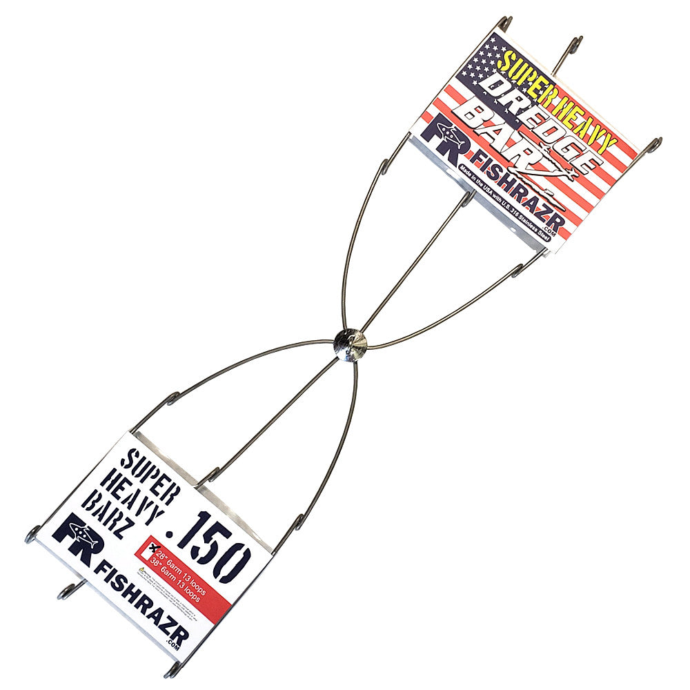Super Heavy Dredge Bar - Condition:New / Dredge Fishing / Fish Razor. The newest dredge bar in the Fish Razr family.