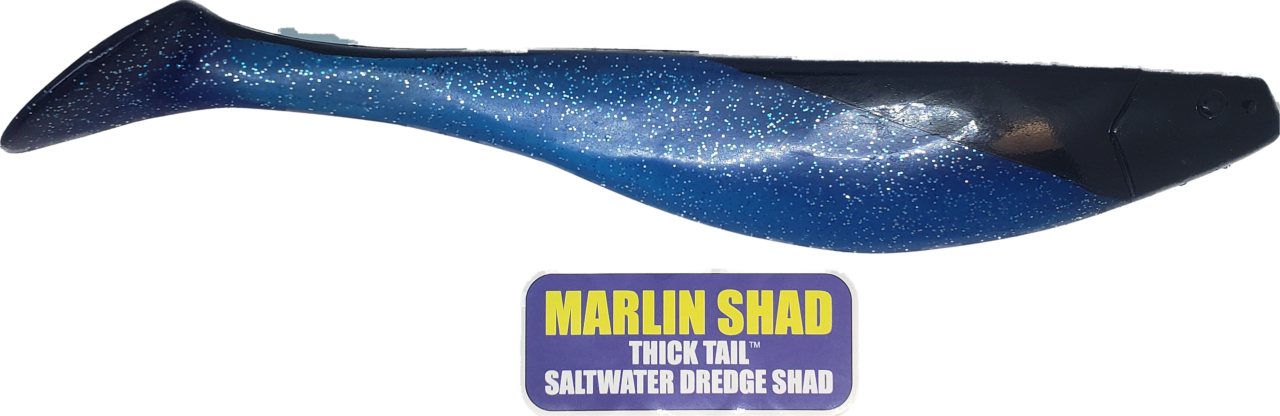 Marlin Dredge Shad- Thick Tail - Condition:New / Dredge Fishing / Fish Razor. The best dredge shads on the market.