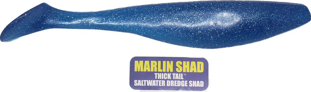 Marlin Dredge Shad- Thick Tail - Condition:New / Dredge Fishing / Fish Razor. The best dredge shads on the market.