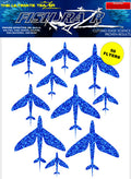Fish Razr Under Boat Blue Flying Fish 60 pack - Condition:New / Dredge Fishing / Fish Razor. 6 sheets of Blue Flying Fish.