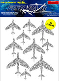 Fish Razr Under Boat Silver Flying Fish 60 pack - Condition:New / Dredge Fishing / Fish Razor. 6 Sheets with 10 Silver Flying Fish per sheet.