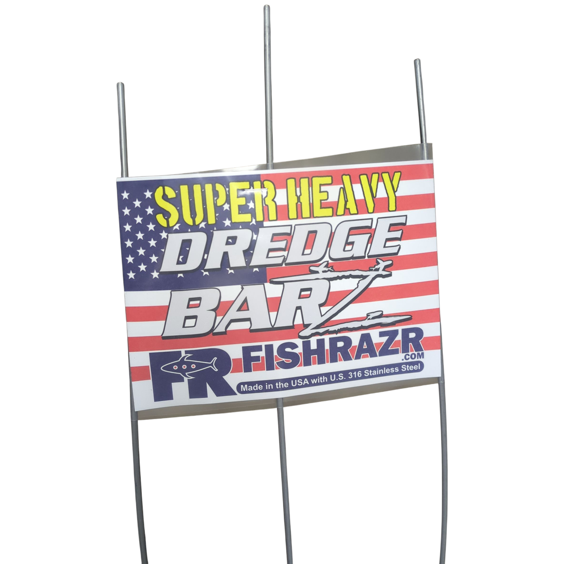 Super Heavy Dredge Bar - Condition:New / Dredge Fishing / Fish Razor. The newest dredge bar in the Fish Razr family.