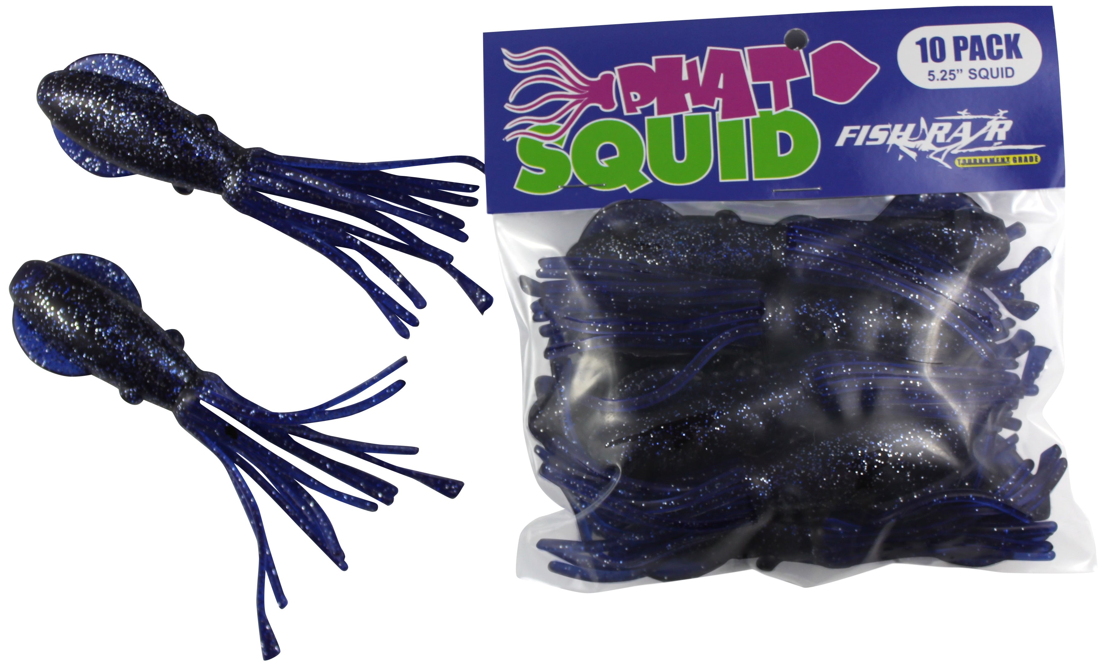 Phat Squid 5.25" 10pk - Condition:New / Dredge Fishing / Fish Razor. Whether rigged for Dolphin and Tuna or chained together for a dredge or spreader bar, these Phat Squ...