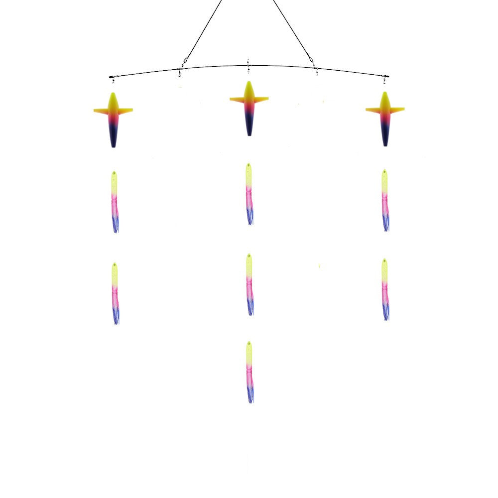 Bulb Squid and Bird Spreader Bars - Condition:New. Troll like a pro without breaking the bank.