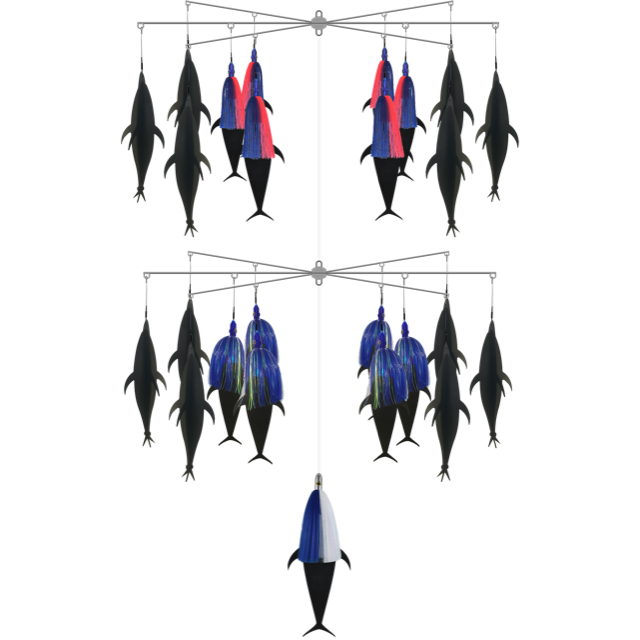 3-D Dredges (Single and Double) - Billfish Dredge / Condition:New / Marlin Fishing. Take your billfishing to the next level.