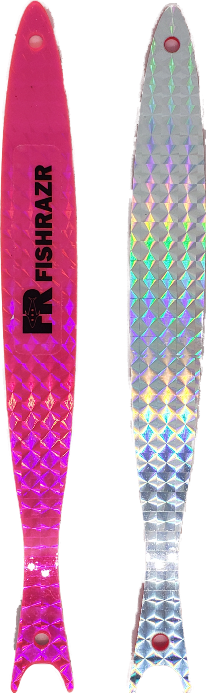 StickZ Thin Teaser Baits (6/pkg) - Condition:New / dredge baits / fire tailz. Fish Sticks are thin, holographic dredge and teaser baits.
