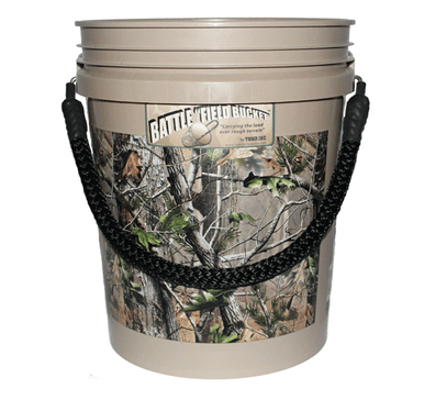 Battle "Field-Buckets" - Condition:New. The Battle "Field-Bucket" RealTree (C) and the "Gunny" are a hit with Hunters and Outdoors men.
