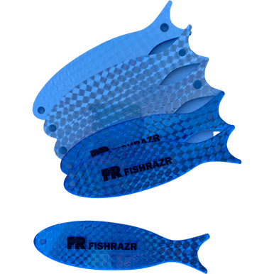 StickZ Mini Teaser Baits (6/pk) - Condition:New / Dredge Fishing / Fish Razor. Fish Sticks are thin, holographic dredge and teaser baits.