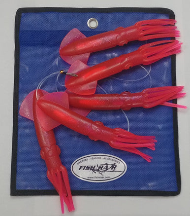 Daisy Chains- 5 Squid - Condition:New / Daisy chain / dolphin teaser. The 5 squid daisy chain is the most used teaser in blue water fishing.