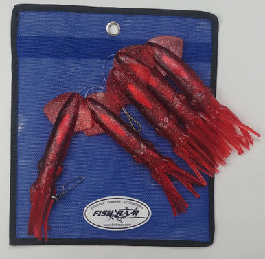 Daisy Chains- 5 Squid - Condition:New / Daisy chain / dolphin teaser. The 5 squid daisy chain is the most used teaser in blue water fishing.