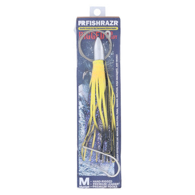 Wahoo Bullet 8.5" (115 Grams) - Condition:New / Dredge Fishing / Fish Razor. The wahoo bullet is a mighty lure in smaller package.