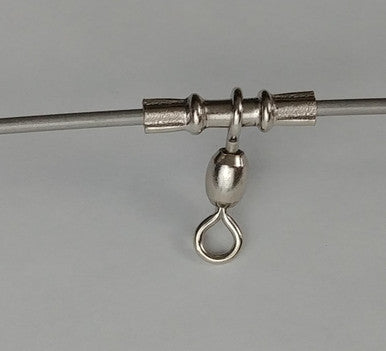 Light Dredge bar 36" 6 arm with sleeves - Condition:New / Dredge Fishing / Fish Razor. 36 Inch Light Wire Bar with 12 Swivel Sleeves attached.