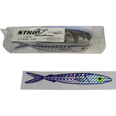 StripZ  6/pk - Condition:New / fish strips / fishing dredge. Highly effective mylar strip teasers for use on dredges and spreader bars.