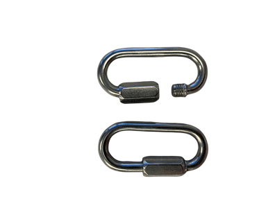 Stainless Steel Shackles 2/pk - Condition:New. Attach your dredge or TrollPro using a stainless steel shackle.