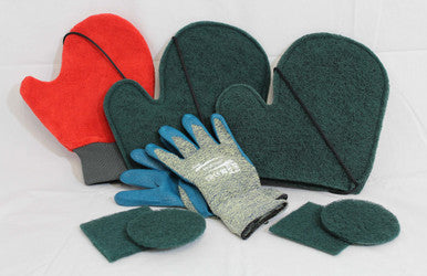 Utility Scour Pads - Condition:New. These utility scour pads are made from the same great material as our Hull Cleaning #2 & #3 Mitts.