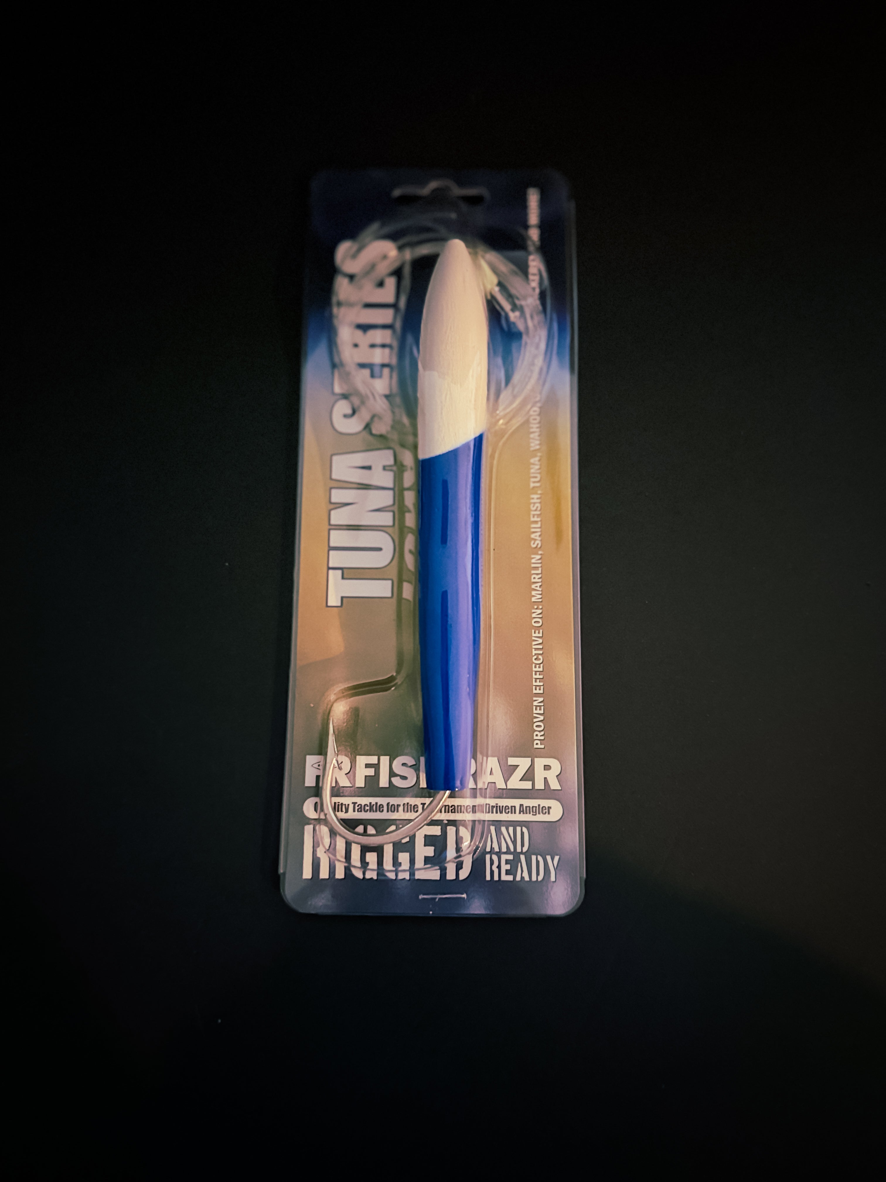 Tuna Series Rigged Cedar Plug - Condition:New. A staple in any offshore offshore spread, the Fish Razr 6" Pre-Rigged Cedar Plug is a proven producer designed for one thing: putting meat in the box.