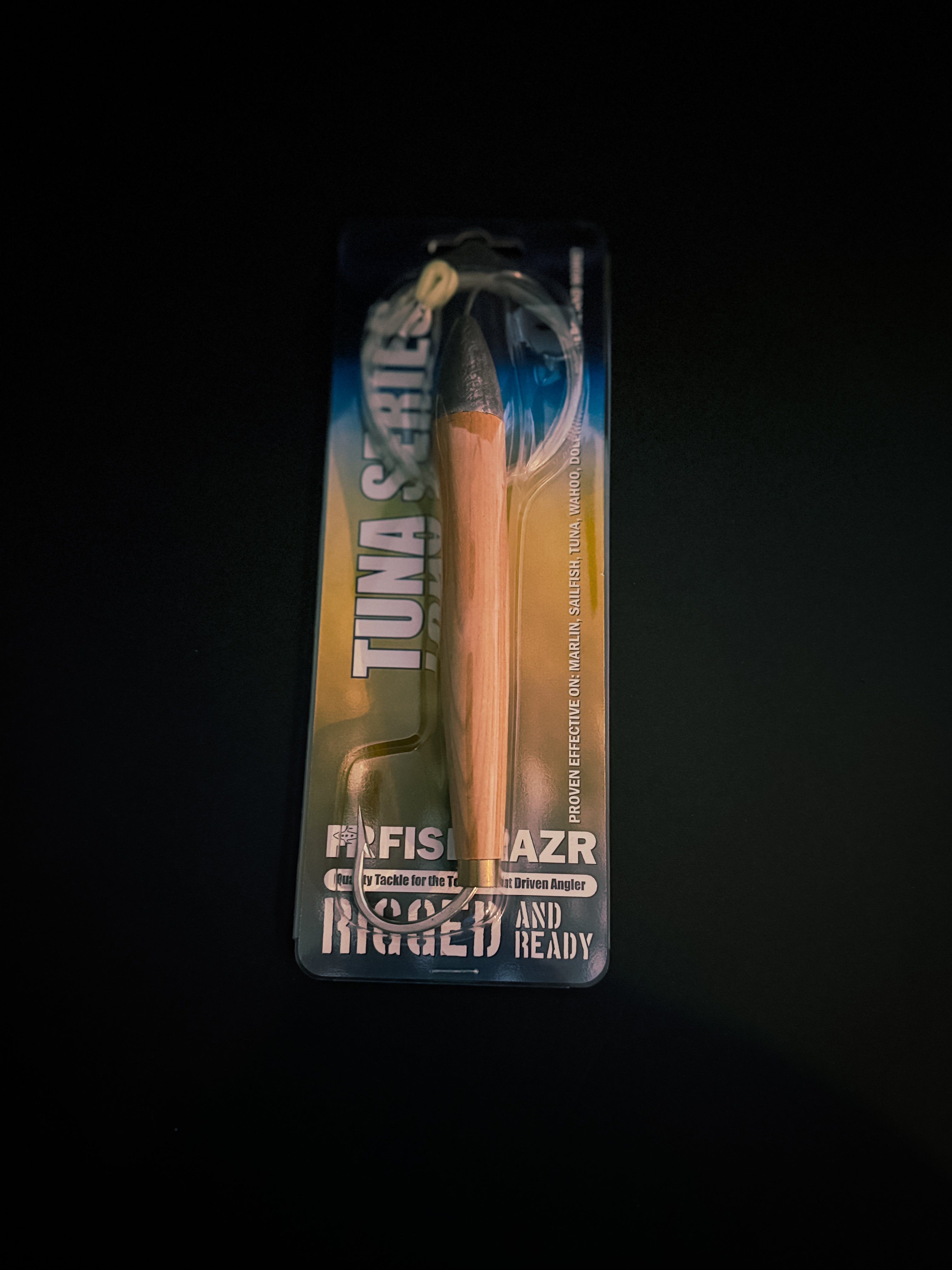 cedar plug fishing lure Sea Striker Unrigged 6" Red/White 851 The head and tail are smooth Handmade Resin Cedar Plug