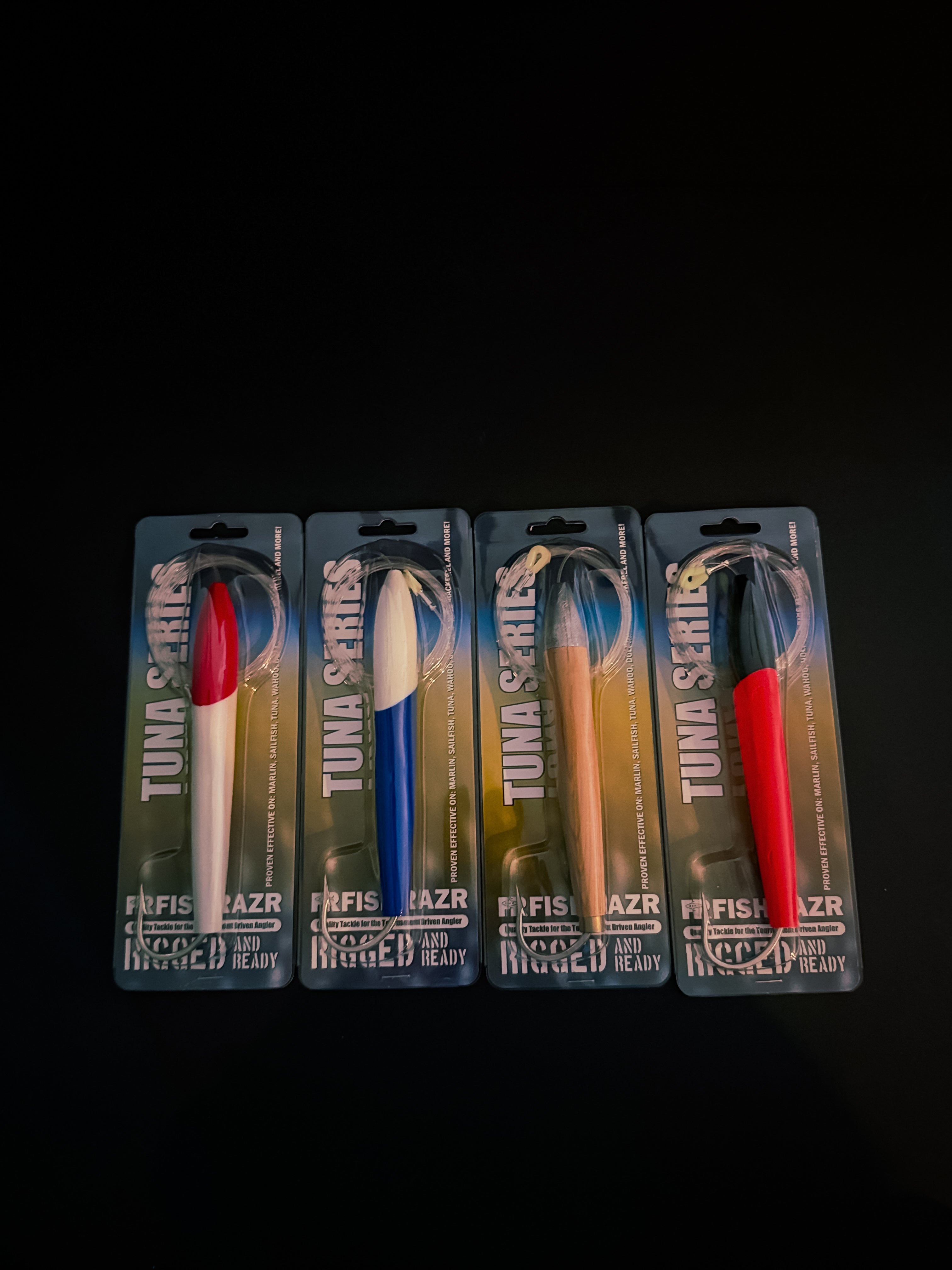 Tuna Series Rigged Cedar Plug - Condition:New. A staple in any offshore offshore spread, the Fish Razr 6" Pre-Rigged Cedar Plug is a proven producer designed for one thing: putting meat in the box.