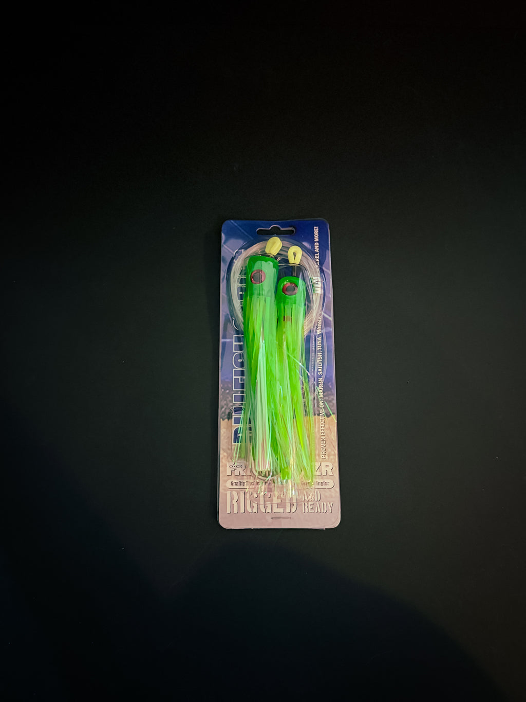 Fish Razr Sailfish Slammer – Pre-Rigged 2-Pack - Condition:New. Take the guesswork out of your spread with the Fish Razr Sailfish Slammer 2-Pack.