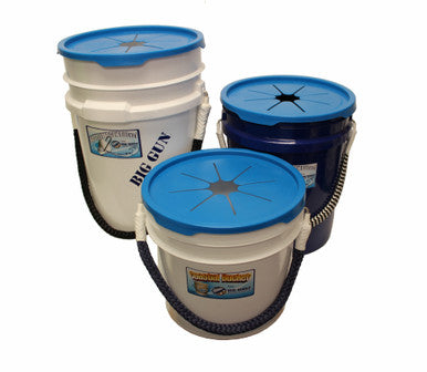 Battlewagon Bucket Litter Lid - Condition:New. 12 1/2 inch diameter lid that will fit most 3.