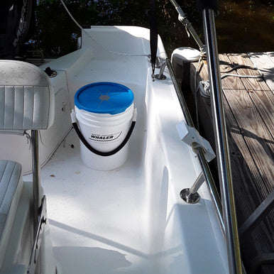 Battlewagon Bucket Litter Lid - Condition:New. 12 1/2 inch diameter lid that will fit most 3.