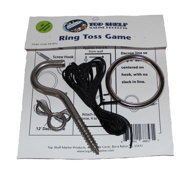 Ring Toss Game - Condition:New. Ours is all Stainless Steel! From Walkers Cay through the Abacos to Chub Cay, Bimini and on down to ...
