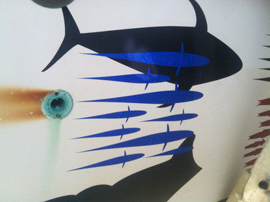 Fish Razr Under Boat Silver Macks 60 Pack - Condition:New / Dredge Fishing / Fish Razor. 6 sheets of 10 Silver Mackerel per sheet.