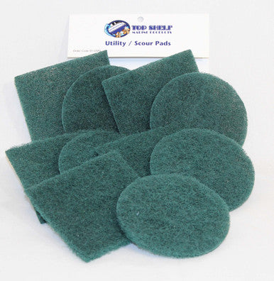 Utility Scour Pads - Condition:New. These utility scour pads are made from the same great material as our Hull Cleaning #2 & #3 Mitts.
